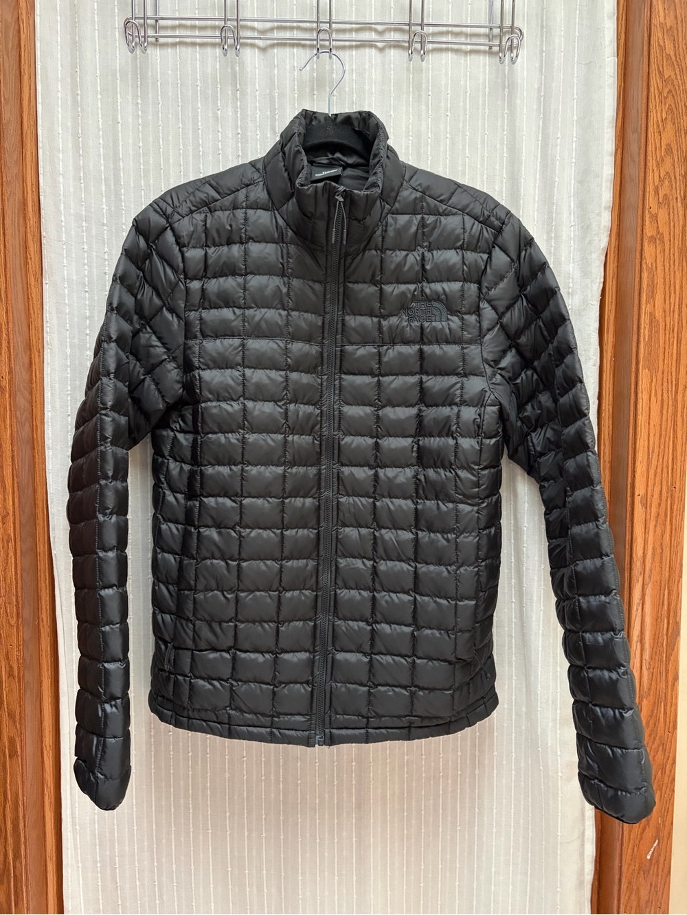 The North Face Mens Black ThermoBall Eco Quilted Full Zip Jacket Small S
